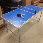 Folding table tennis set