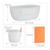 relaxdays-collecting-tray-for-kitchen-waste-compost-holder-with-spatula-haning-waste-bin-2l-10-x-275-x-16-cm-white-4814091