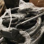 Pallet of untested vacuum cleaner hoses