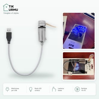 USB ventiliatorius su LED projekcija 16vnt. (1,5€/1vnt.)