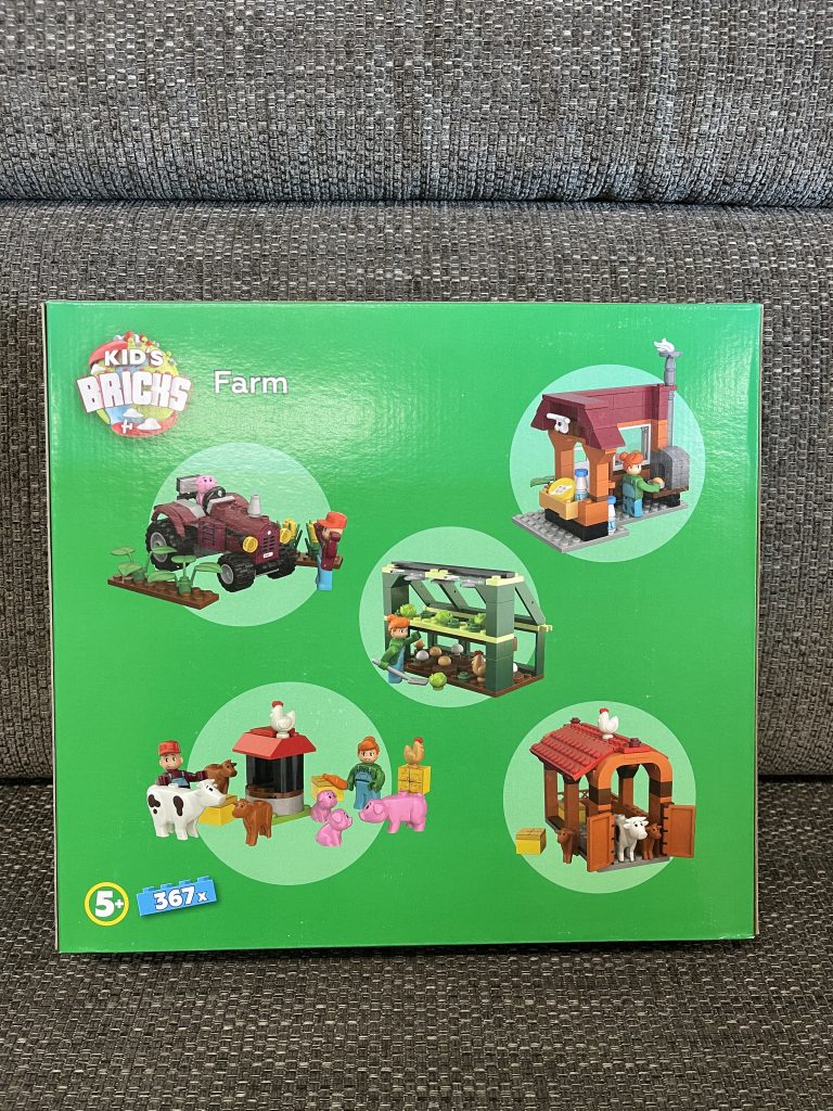 Kid's Bricks Farm, 367 detalės 10 vnt. – nuotrauka 4