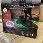 Irklentės apšvietimas su įtempimo dirželiu – 12 RGB LED 5 vnt. – nuotrauka 2