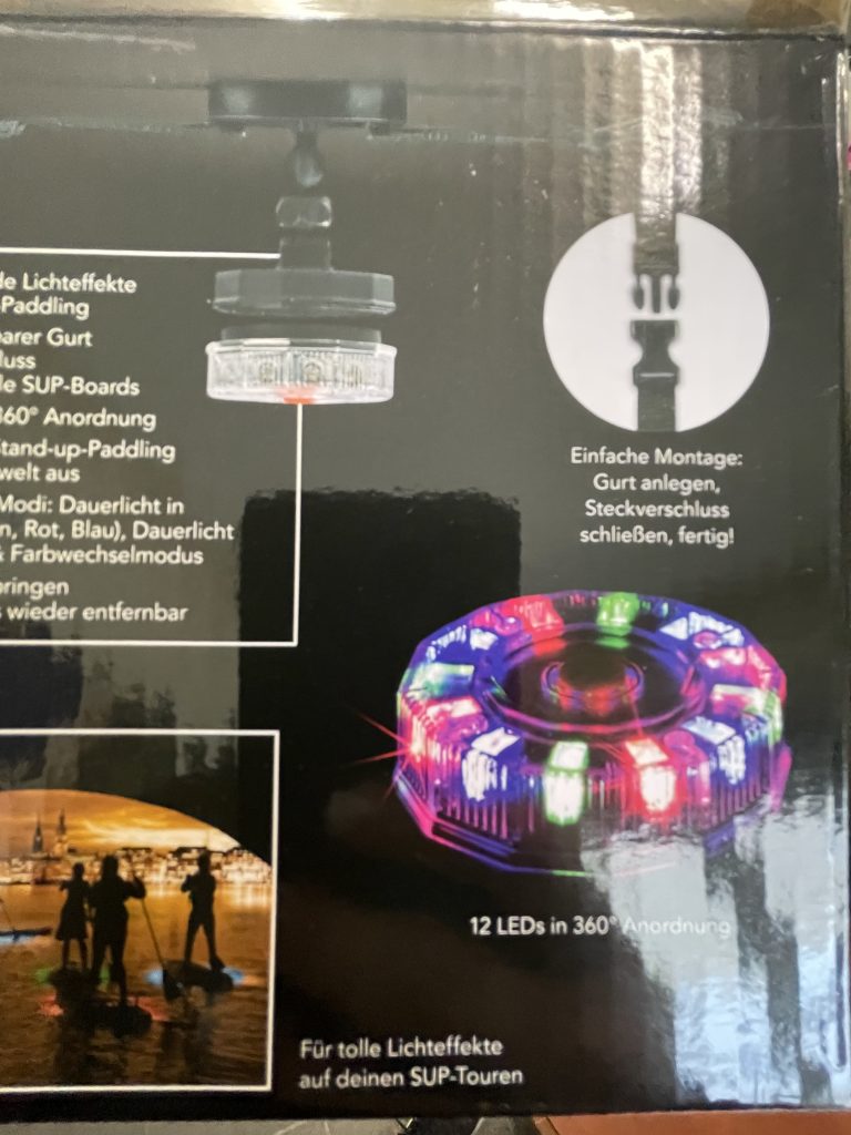 Irklentės apšvietimas su įtempimo dirželiu – 12 RGB LED 5 vnt. – nuotrauka 7