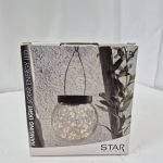 Saulės energija įkraunamas LED žibintas "Star" 12vnt. (1,70€/1vnt.)