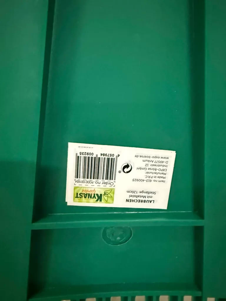 Plastikinis lapų grėblys su kotu 120 cm. 10 vnt. – nuotrauka 3