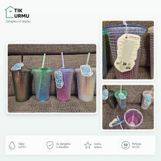 Gertuvė su šiaudeliu 50 vnt. (0,48€/1vnt.)