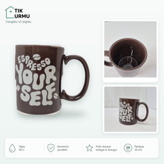Puodelis "Esspreso your self" 30 vnt. (0,90€/1vnt.)